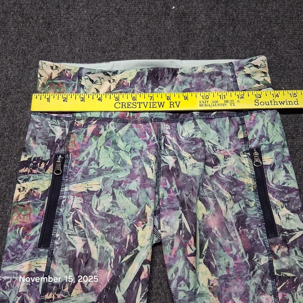 Lululemon‎ Inspire Tight II Full On Luxtreme Mesh Iridescent Multi Size 6 W5G73S